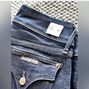 Hudson Beth baby boot cut size 27 dark blue wash